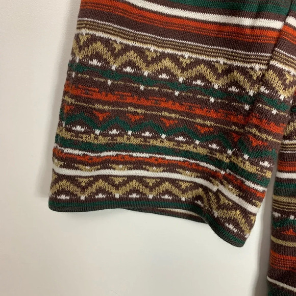 VTG Western Tunic Cowl Neck Dress Size 7 100% Cotton Canada Fall Layering READ - Picture 9 of 11